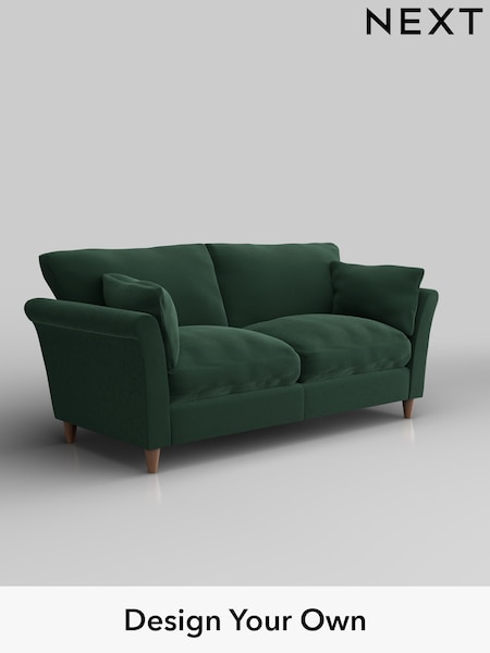 Plush Velvet Easy Clean/Bottle Green Hartley Relaxed Sit (W44781) | £1,275