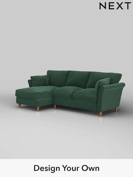 Plush Velvet Easy Clean/Bottle Green Hartley Relaxed Sit (W44781) | £1,899