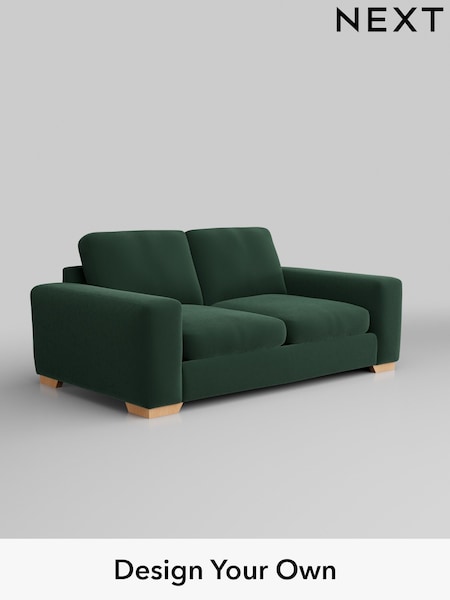 Plush Velvet Easy Clean/Bottle Green Houghton Deep Sit (W44782) | £1,275