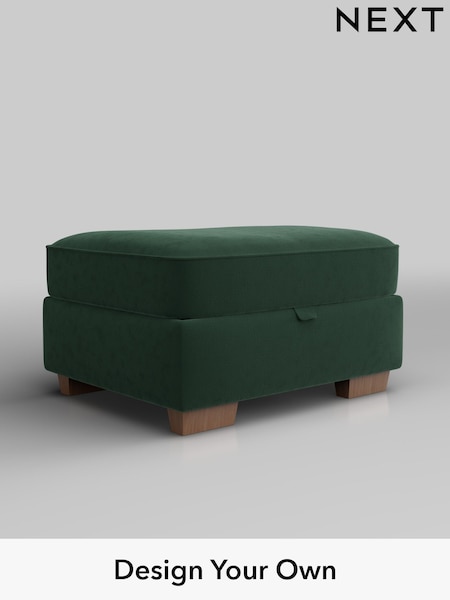 Plush Velvet Easy Clean/Bottle Green Hayden Buttoned Back (W44788) | £499