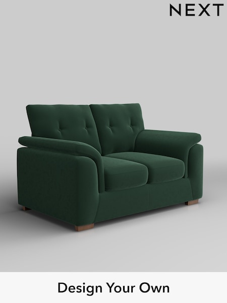 Plush Velvet Easy Clean/Bottle Green Hayden Buttoned Back (W44788) | £1,025
