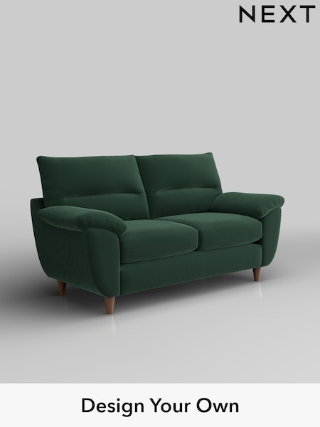 Plush Velvet Easy Clean/Bottle Green Elliot Highback (W44791) | £1,075