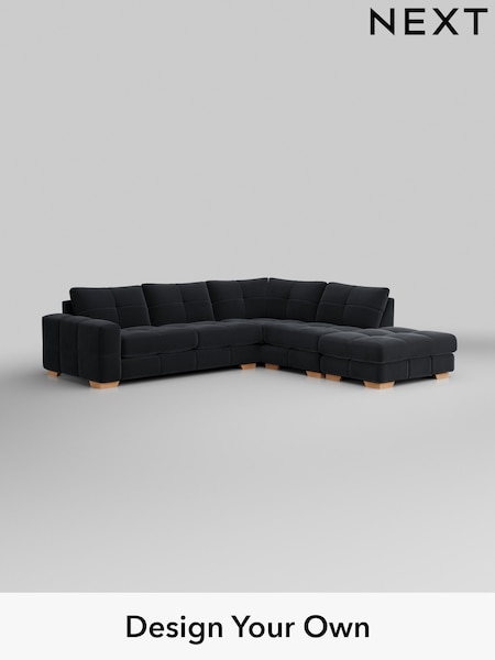 Plush Velvet Easy Clean/Charcoal Grey Brooke Deep Sit (W44794) | £2,825