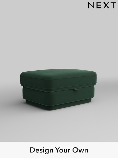 Plush Velvet Easy Clean/Bottle Green N Premium Pia (W44797) | £675