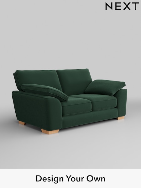Plush Velvet Easy Clean/Bottle Green Stamford Grand Relaxed Sit (W44799) | £1,625