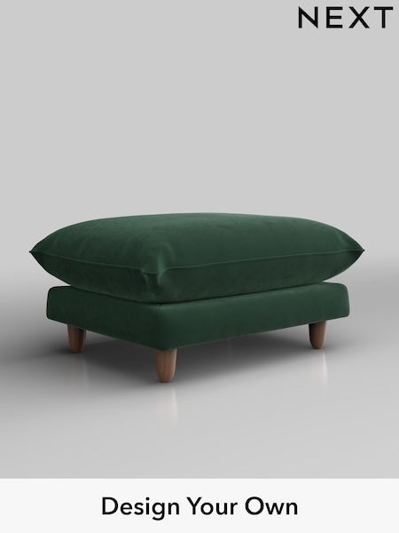 Plush Velvet Easy Clean/Bottle Green Noa Deep Relaxed Sit (W44800) | £525