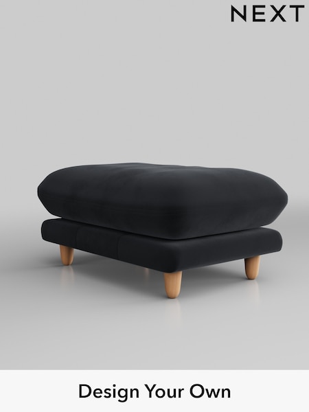 Plush Velvet Easy Clean/Charcoal Grey Odella (W44804) | £425