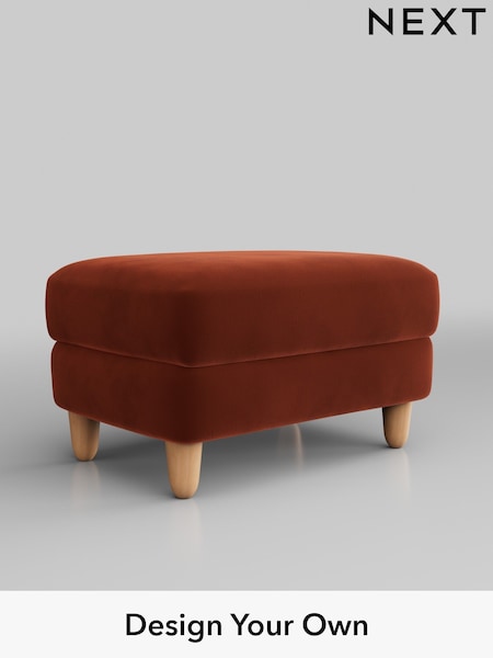 Plush Velvet Easy Clean/Ginger Orange Campbell (W44814) | £425