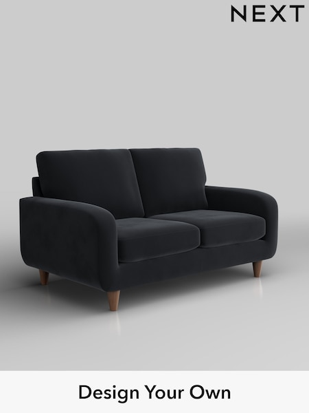 Plush Velvet Easy Clean/Charcoal Grey Camden (W44817) | £899