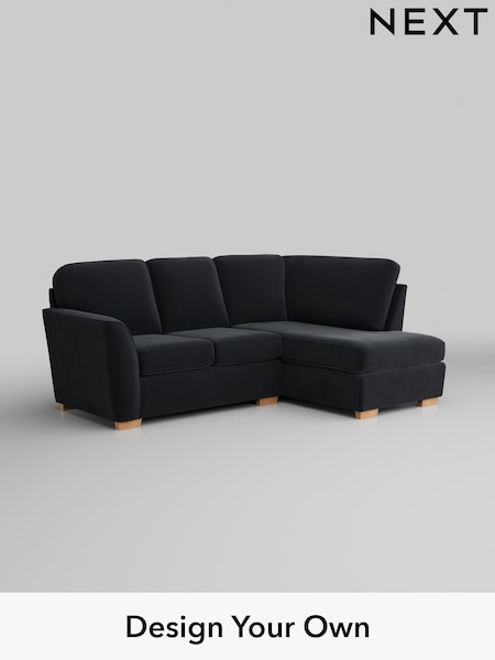 Plush Velvet Easy Clean/Charcoal Grey Malvern (W44818) | £1,350