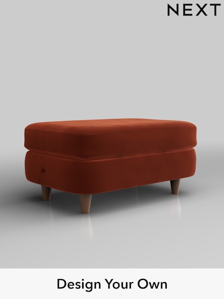 Plush Velvet Easy Clean/Ginger Orange Camden (W44819) | £350
