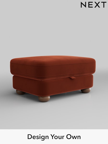 Plush Velvet Easy Clean/Ginger Orange Arches (W44823) | £499