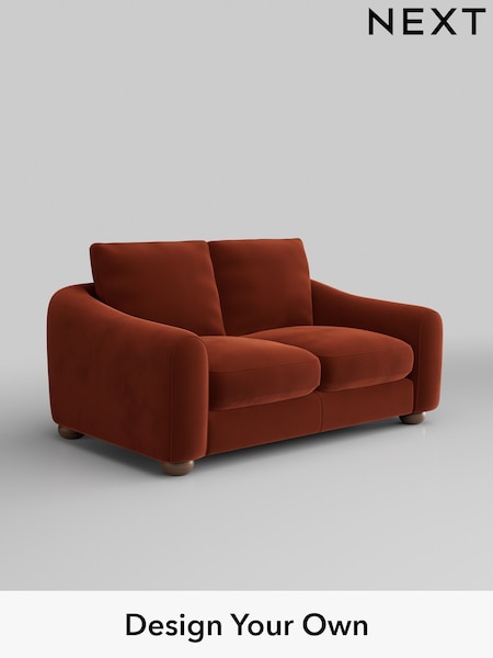 Plush Velvet Easy Clean/Ginger Orange Arches (W44823) | £1,125