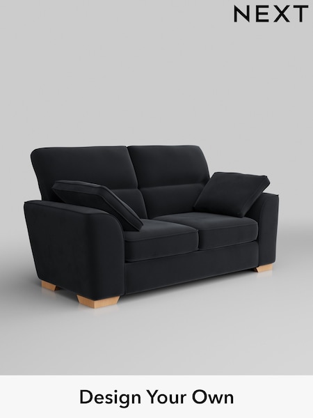 Plush Velvet Easy Clean/Charcoal Grey Stamford Highback (W44824) | £1,199