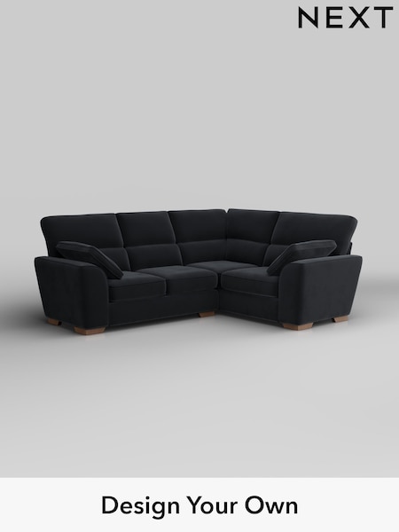 Plush Velvet Easy Clean/Charcoal Grey Stamford Highback (W44824) | £2,150