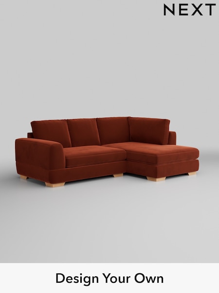 Plush Velvet Easy Clean/Ginger Orange Clayton (W44825) | £1,725