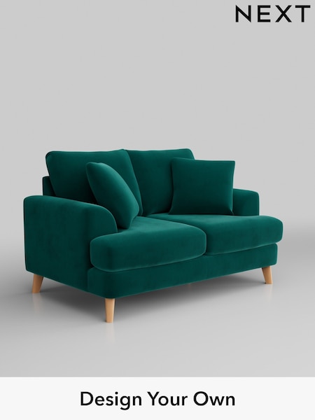 Plush Velvet Easy Clean/Juniper Green Parker (W44828) | £1,175