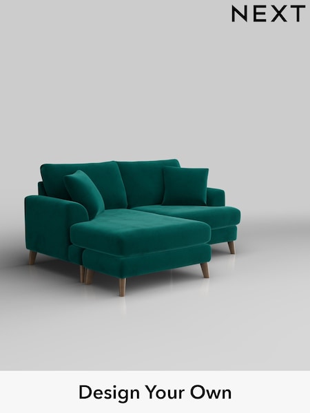 Plush Velvet Easy Clean/Juniper Green Parker (W44828) | £1,550