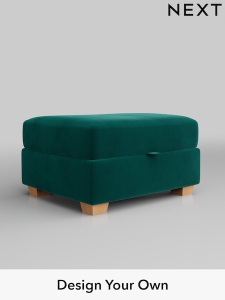 Plush Velvet Easy Clean/Juniper Green Heath Highback (W44829) | £475