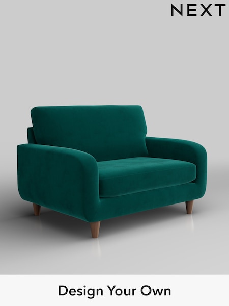 Plush Velvet Easy Clean/Juniper Green Camden (W44831) | £799