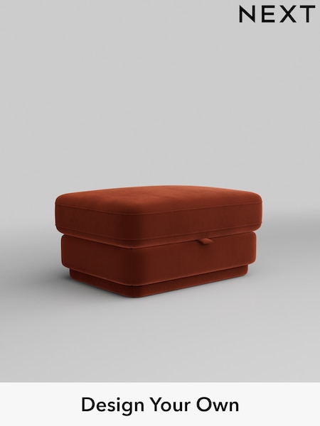 Plush Velvet Easy Clean/Ginger Orange N Premium Pia (W44832) | £675