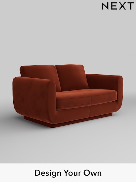Plush Velvet Easy Clean/Ginger Orange N Premium Pia (W44832) | £1,325