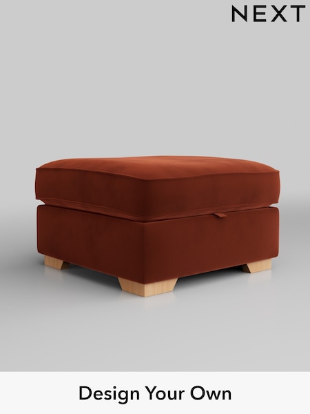 Plush Velvet Easy Clean/Ginger Orange Stamford Grand Relaxed Sit (W44833) | £499