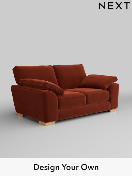 Plush Velvet Easy Clean/Ginger Orange Stamford Grand Relaxed Sit (W44833) | £1,625