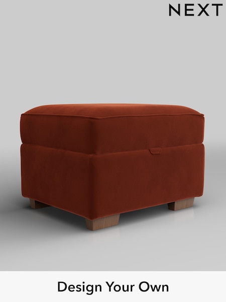 Plush Velvet Easy Clean/Ginger Orange Malvern (W44837) | £475