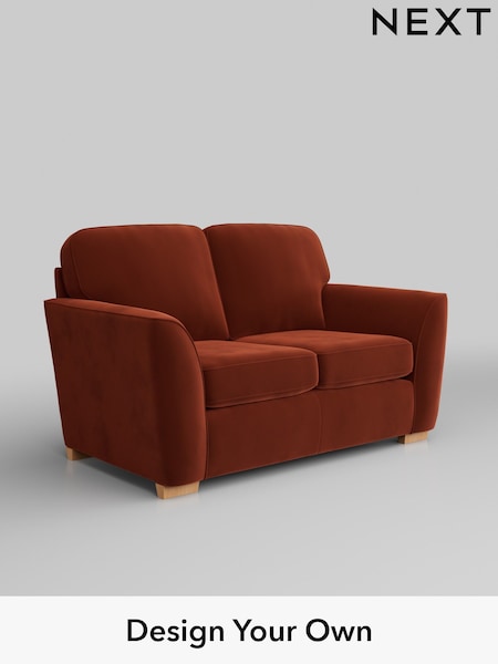 Plush Velvet Easy Clean/Ginger Orange Malvern (W44837) | £875