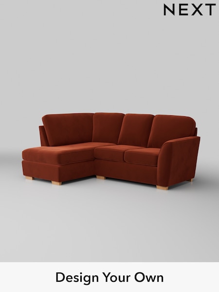 Plush Velvet Easy Clean/Ginger Orange Malvern (W44837) | £1,350