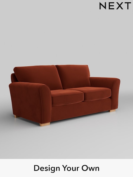 Plush Velvet Easy Clean/Ginger Orange Michigan Ii (W44839) | £975