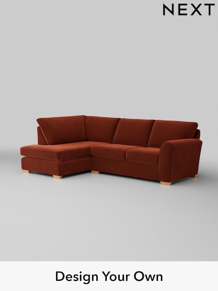 Plush Velvet Easy Clean/Ginger Orange Michigan Ii (W44839) | £1,550