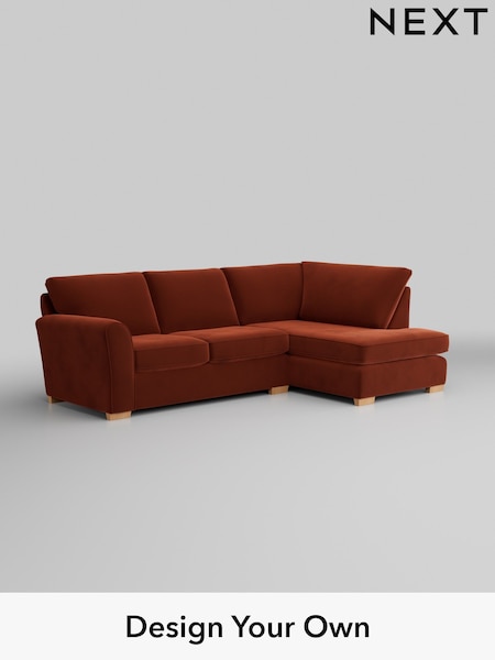 Plush Velvet Easy Clean/Ginger Orange Michigan Ii (W44839) | £1,550