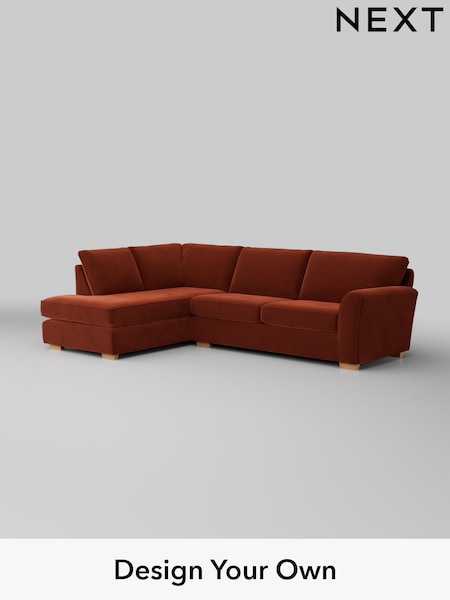 Plush Velvet Easy Clean/Ginger Orange Michigan Ii (W44839) | £1,650