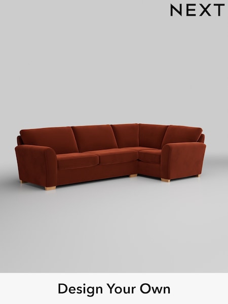 Plush Velvet Easy Clean/Ginger Orange Michigan Ii (W44839) | £1,675