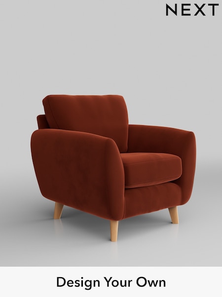 Plush Velvet Easy Clean/Ginger Orange Wilson (W44840) | £550