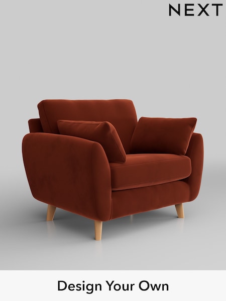 Plush Velvet Easy Clean/Ginger Orange Wilson (W44840) | £650