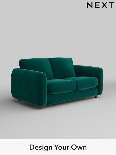 Plush Velvet Easy Clean/Juniper Green Aiden (W44841) | £1,125