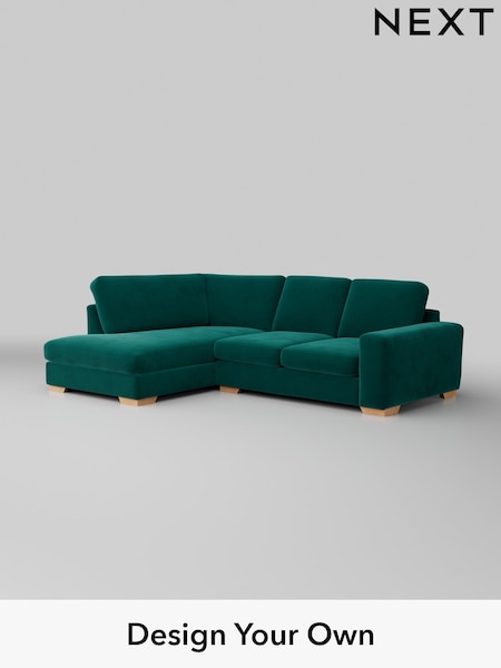 Plush Velvet Easy Clean/Juniper Green Houghton Deep Sit (W44845) | £2,099