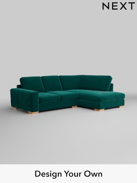 Plush Velvet Easy Clean/Juniper Green Houghton Deep Sit (W44845) | £2,099