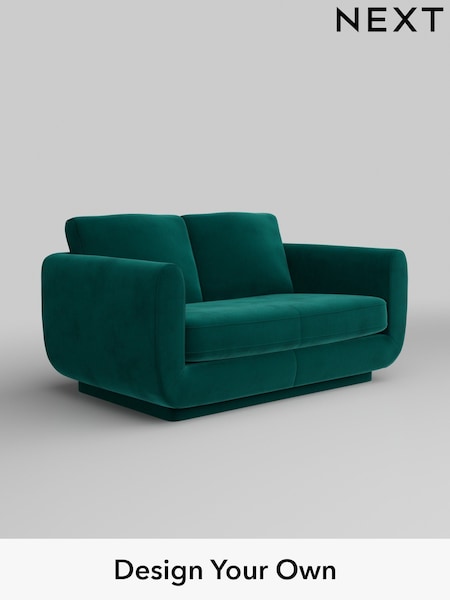 Plush Velvet Easy Clean/Juniper Green N Premium Pia (W44848) | £1,325