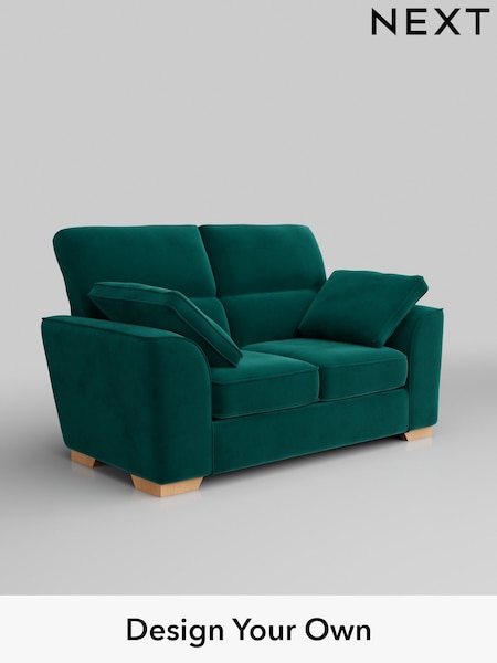 Plush Velvet Easy Clean/Juniper Green Stamford Highback (W44849) | £1,099