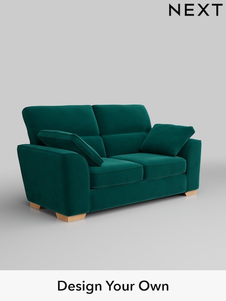 Plush Velvet Easy Clean/Juniper Green Stamford Highback (W44849) | £1,199