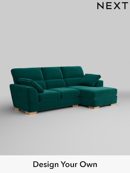 Plush Velvet Easy Clean/Juniper Green Stamford Highback (W44849) | £1,875