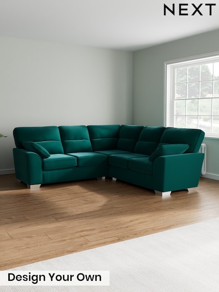 Plush Velvet Easy Clean/Juniper Green Stamford Highback (W44849) | £2,425