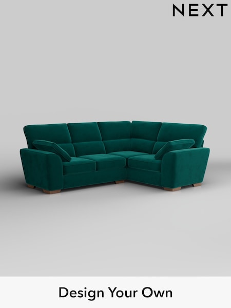 Plush Velvet Easy Clean/Juniper Green Stamford Highback (W44849) | £2,150