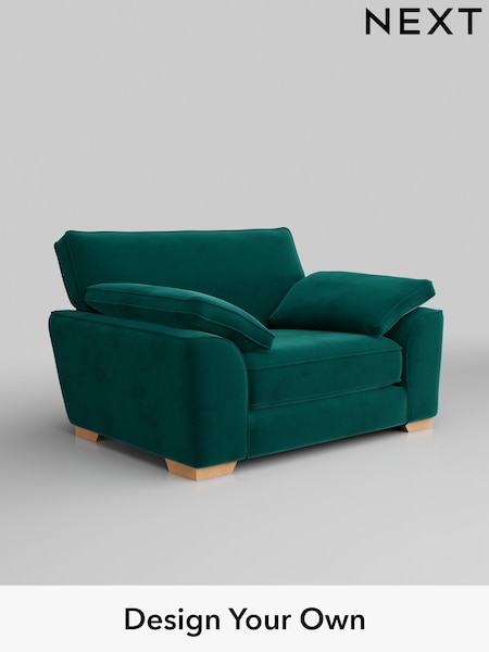 Plush Velvet Easy Clean/Juniper Green Stamford Grand Relaxed Sit (W44850) | £1,299