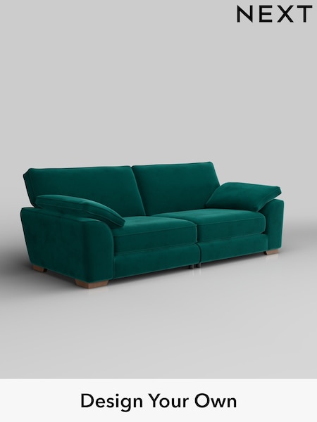 Plush Velvet Easy Clean/Juniper Green Stamford Grand Relaxed Sit (W44850) | £1,799