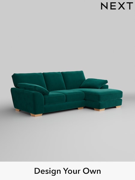 Plush Velvet Easy Clean/Juniper Green Stamford Grand Relaxed Sit (W44850) | £2,275
